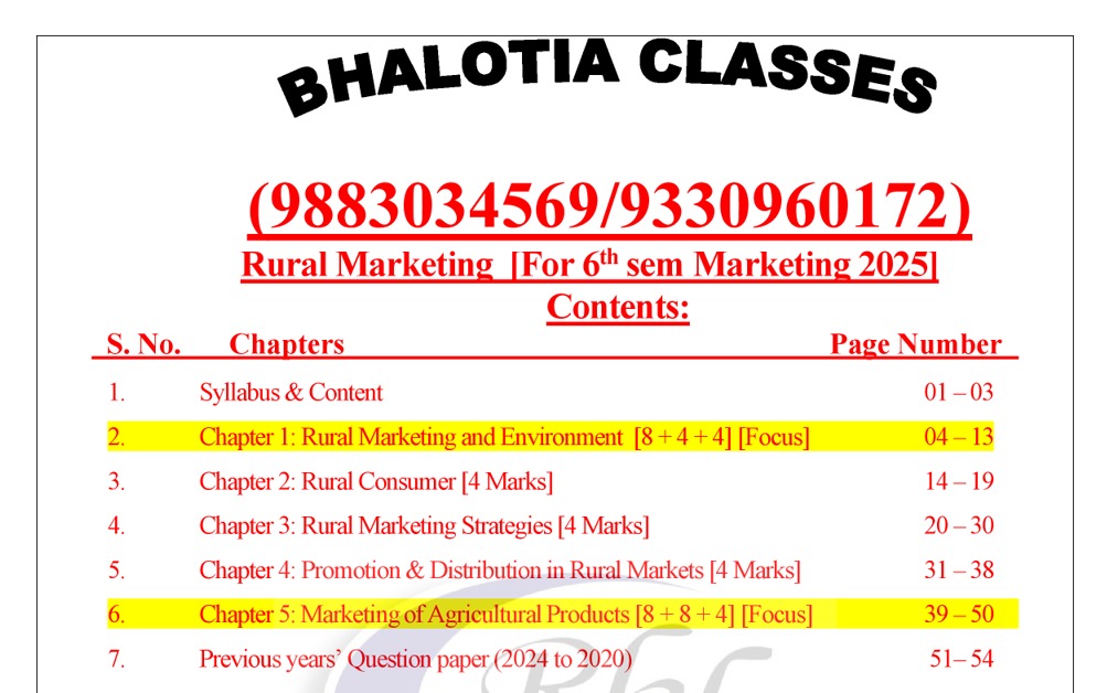 Bhalotia Classes